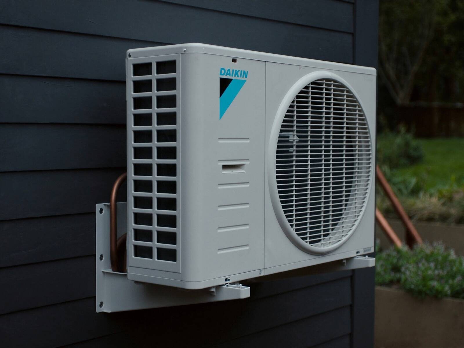 Daikin Perfera outdoor condenser unit installed