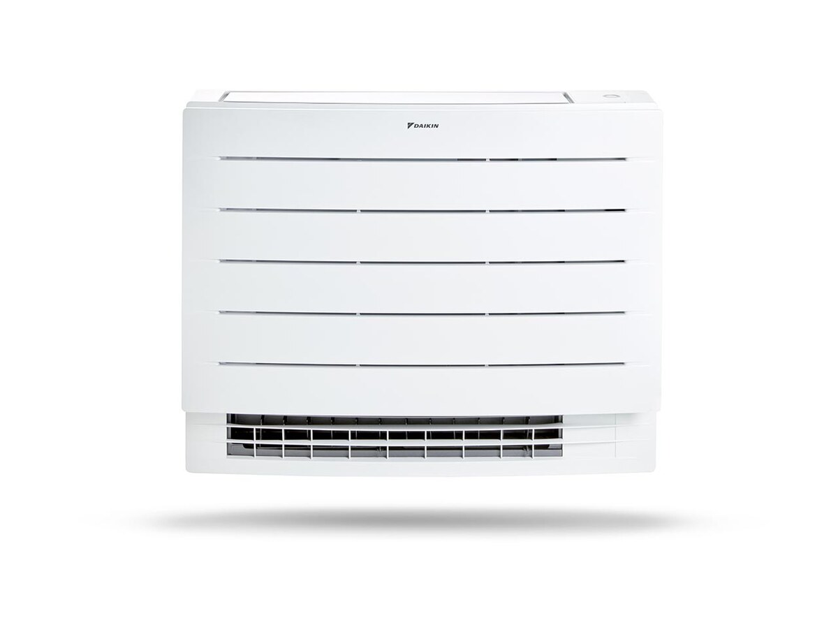 Daikin Perfera floor-standing indoor unit in matt white
