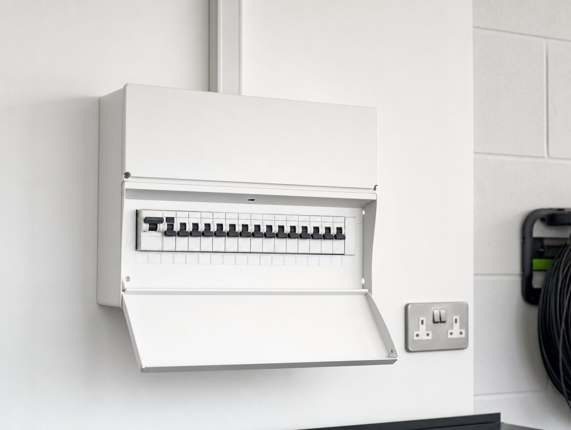 Consumer unit and socket ring, professionally installed