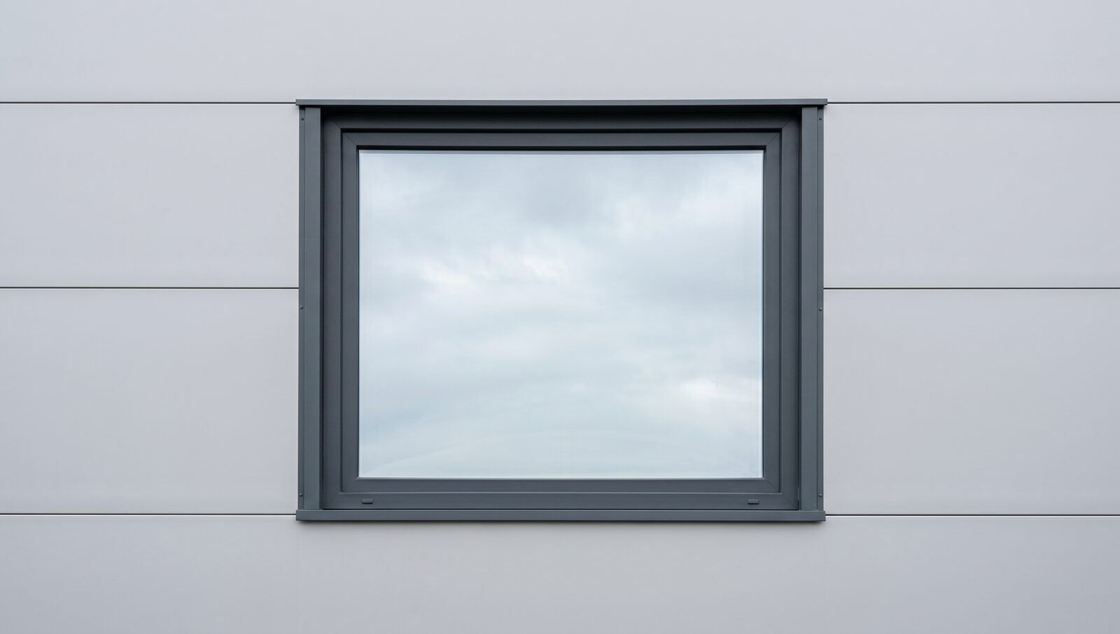Triple-glazed graphite tilt windows fitted to our insulated garages