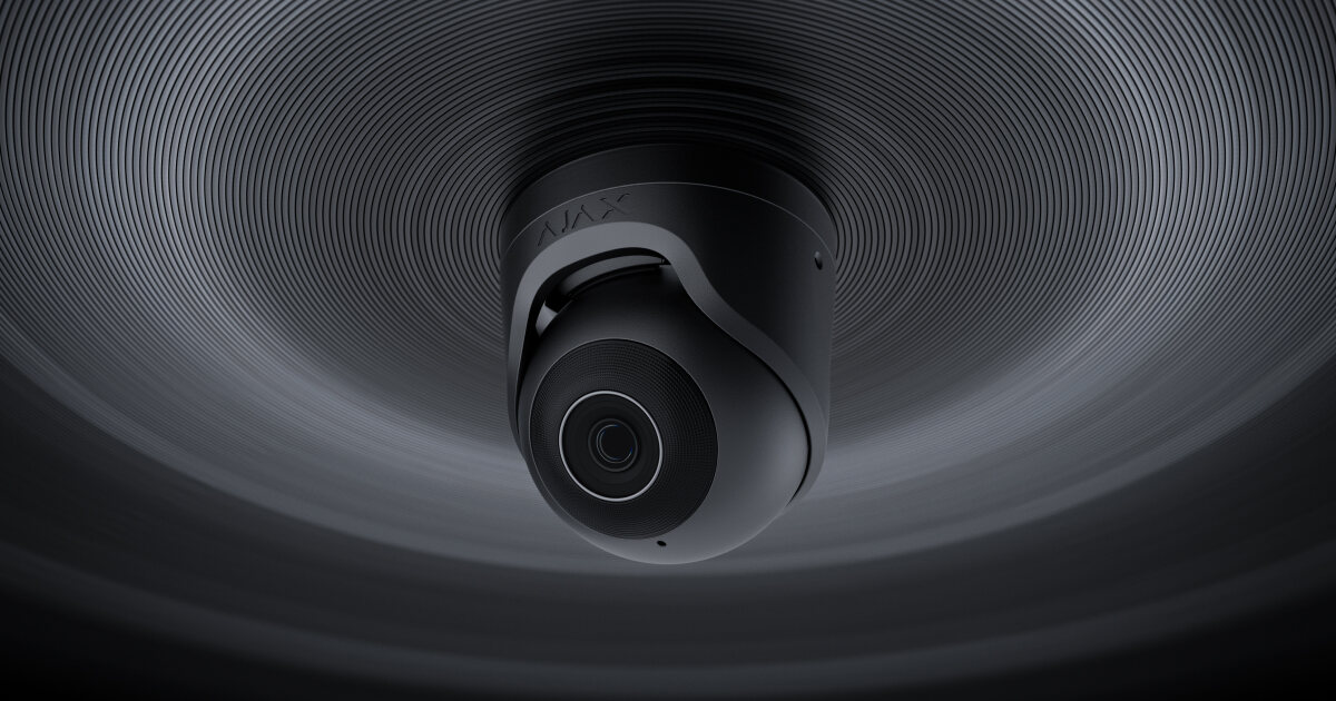 Ajax TurretCam outdoor camera, black